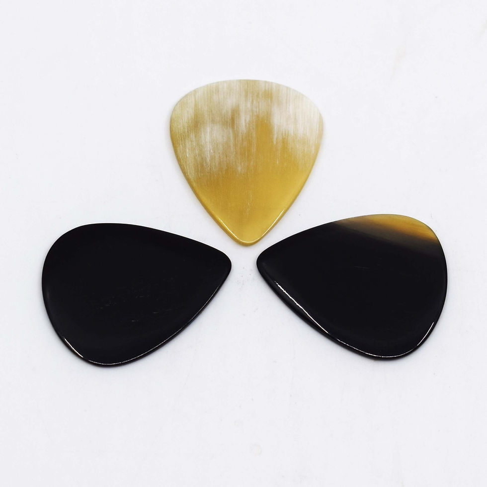 Thumbnail: Assortment of 3 cow horn picks - Standard - 1.5 mm