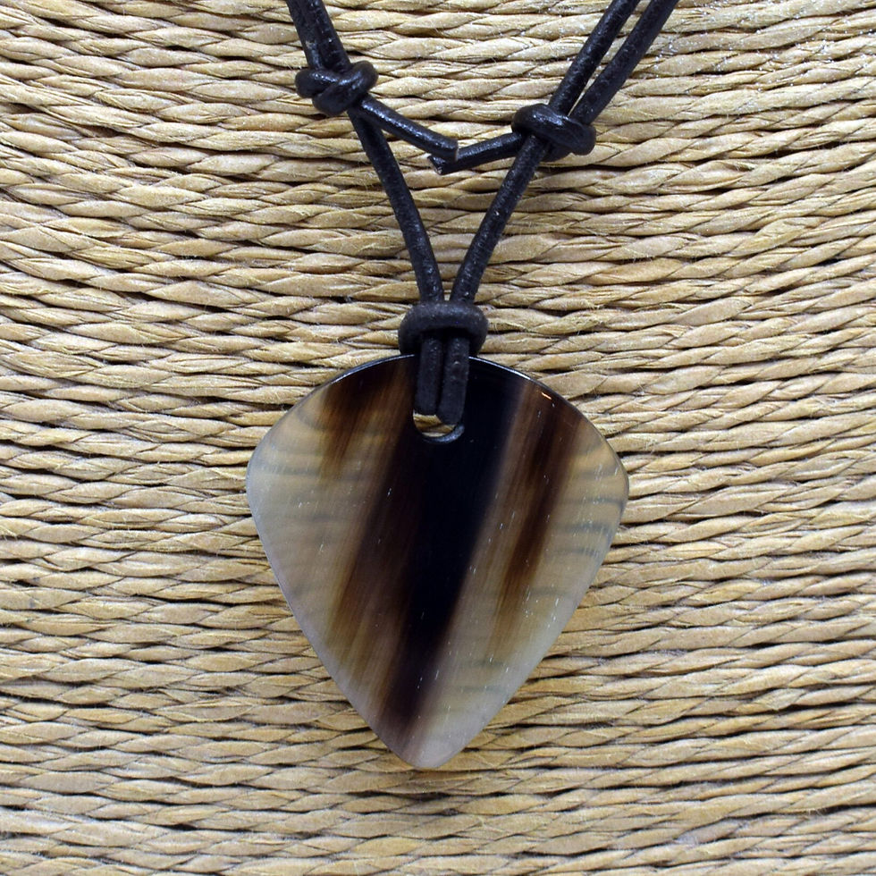 Miniatura: Pendentif en corne de vache (Forme Jazz XL)