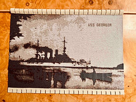 USS Georgia BB-15 - tapestry complete