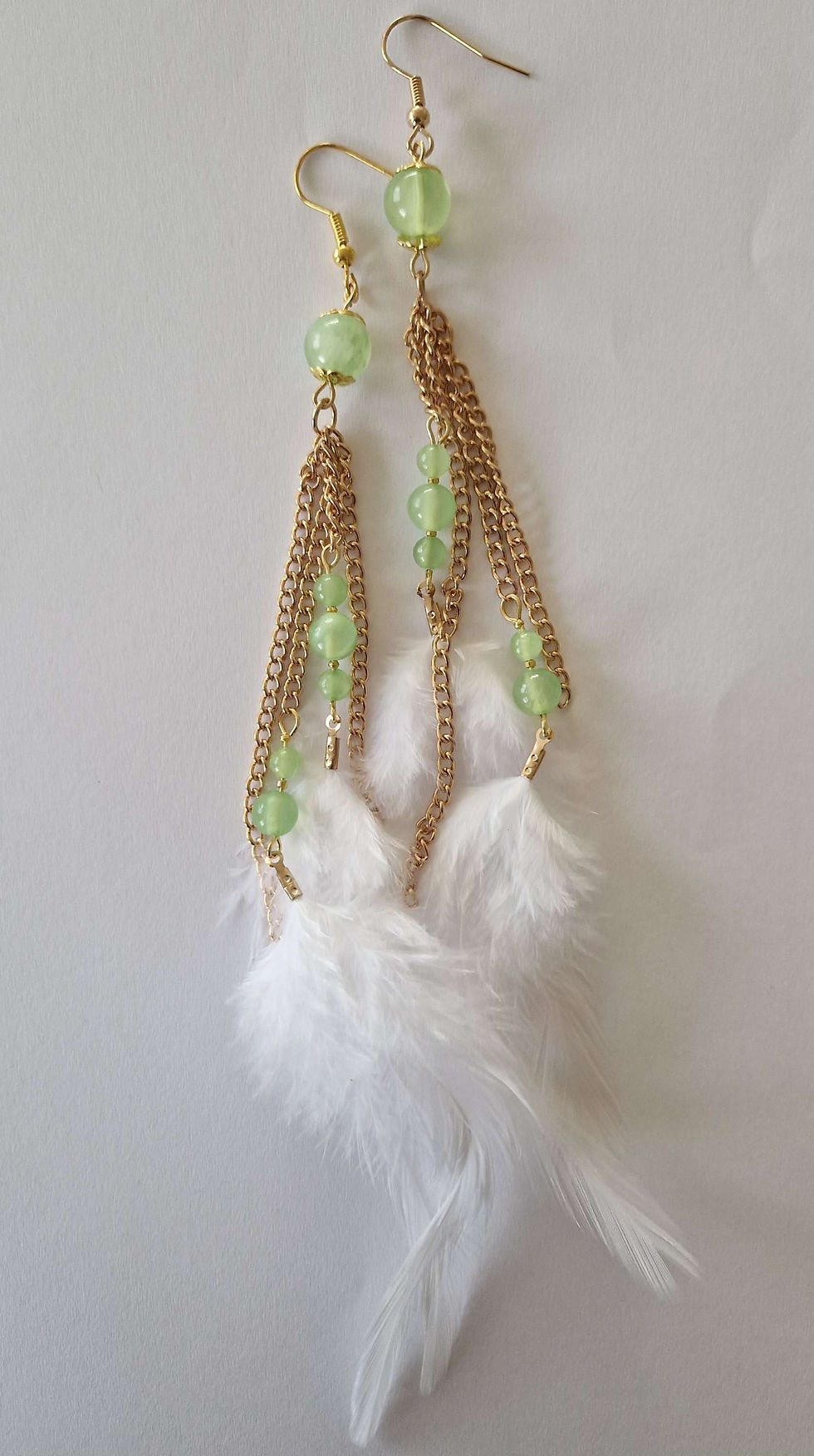 Miniature : Boucle d'oreilles en plume