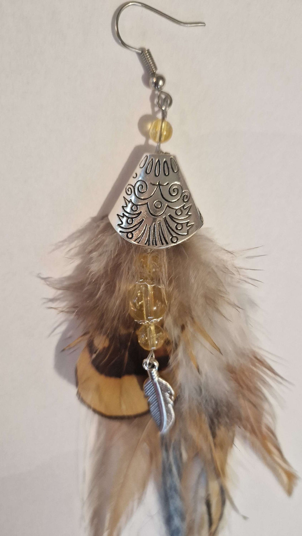 Miniature : Boucle d'oreille en plumes