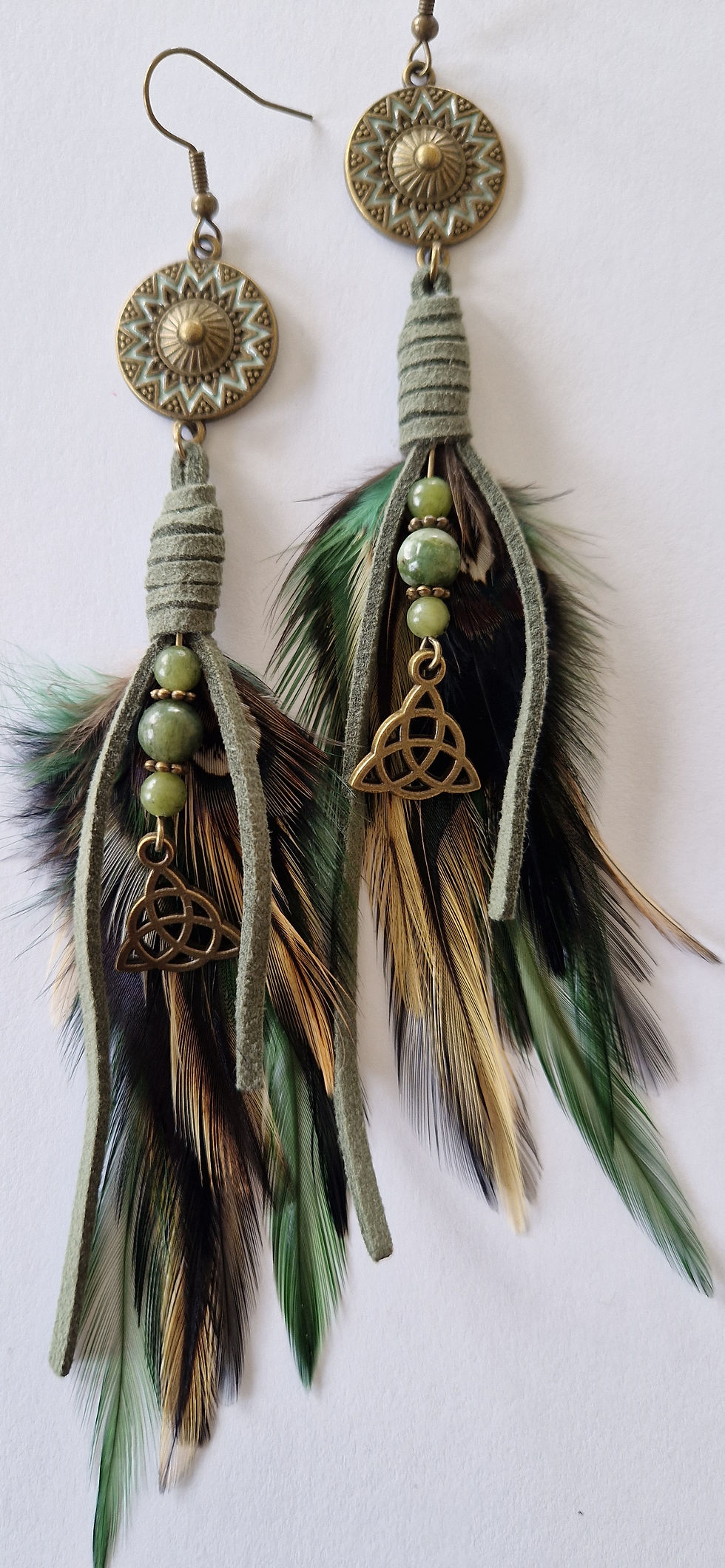 Miniature : Boucles d’oreilles en plumes