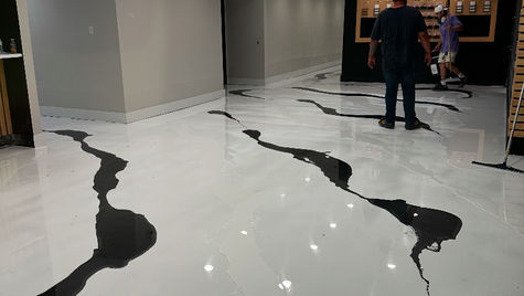 Flooring Remodeling | White & Black