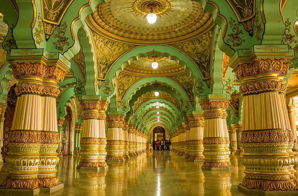Inside the Mysore Palace