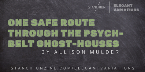 ONE SAFE ROUTE THROUGH THE PSYCH-BELT GHOST-HOUSES