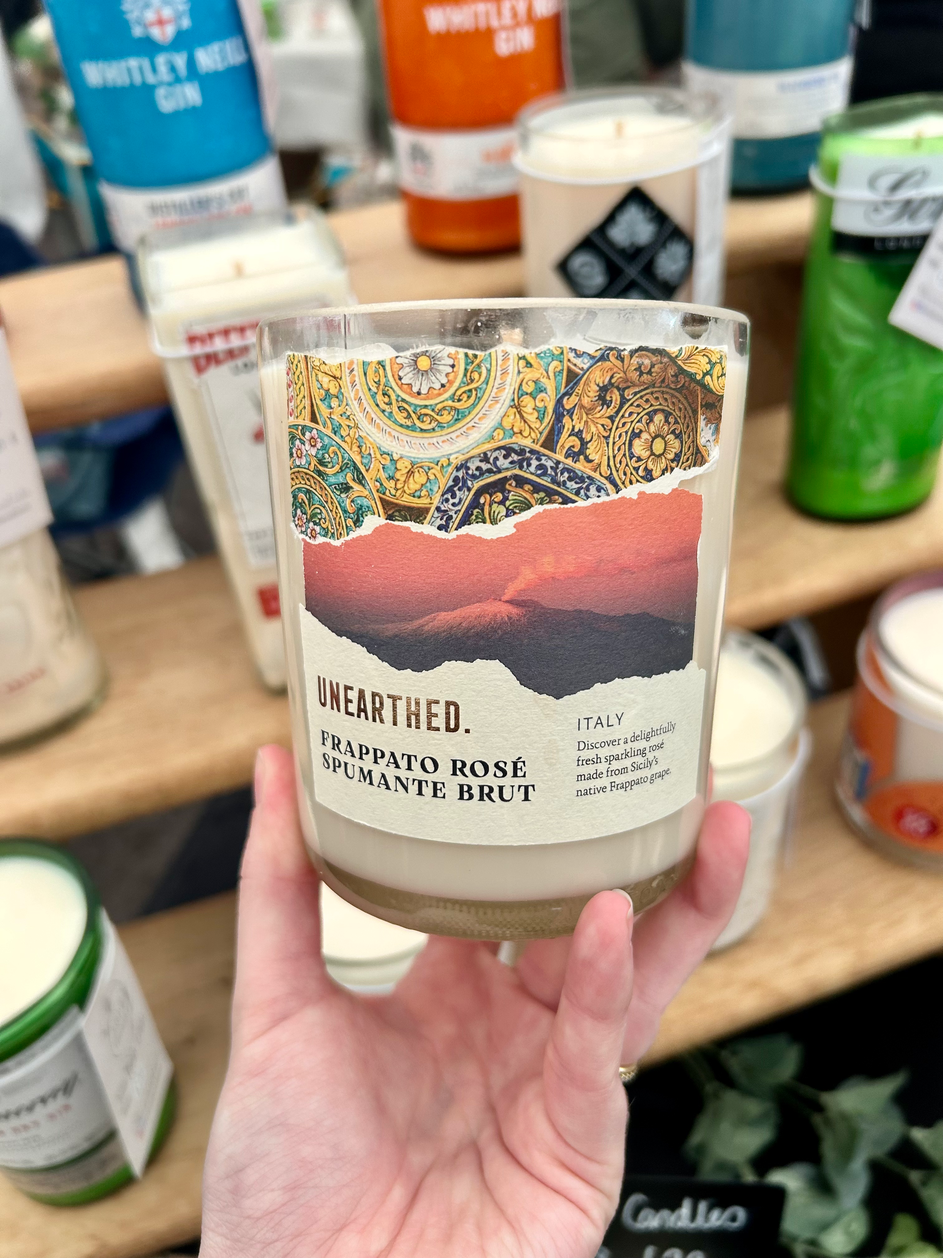 Unearthed (Rose) Bottle Candle