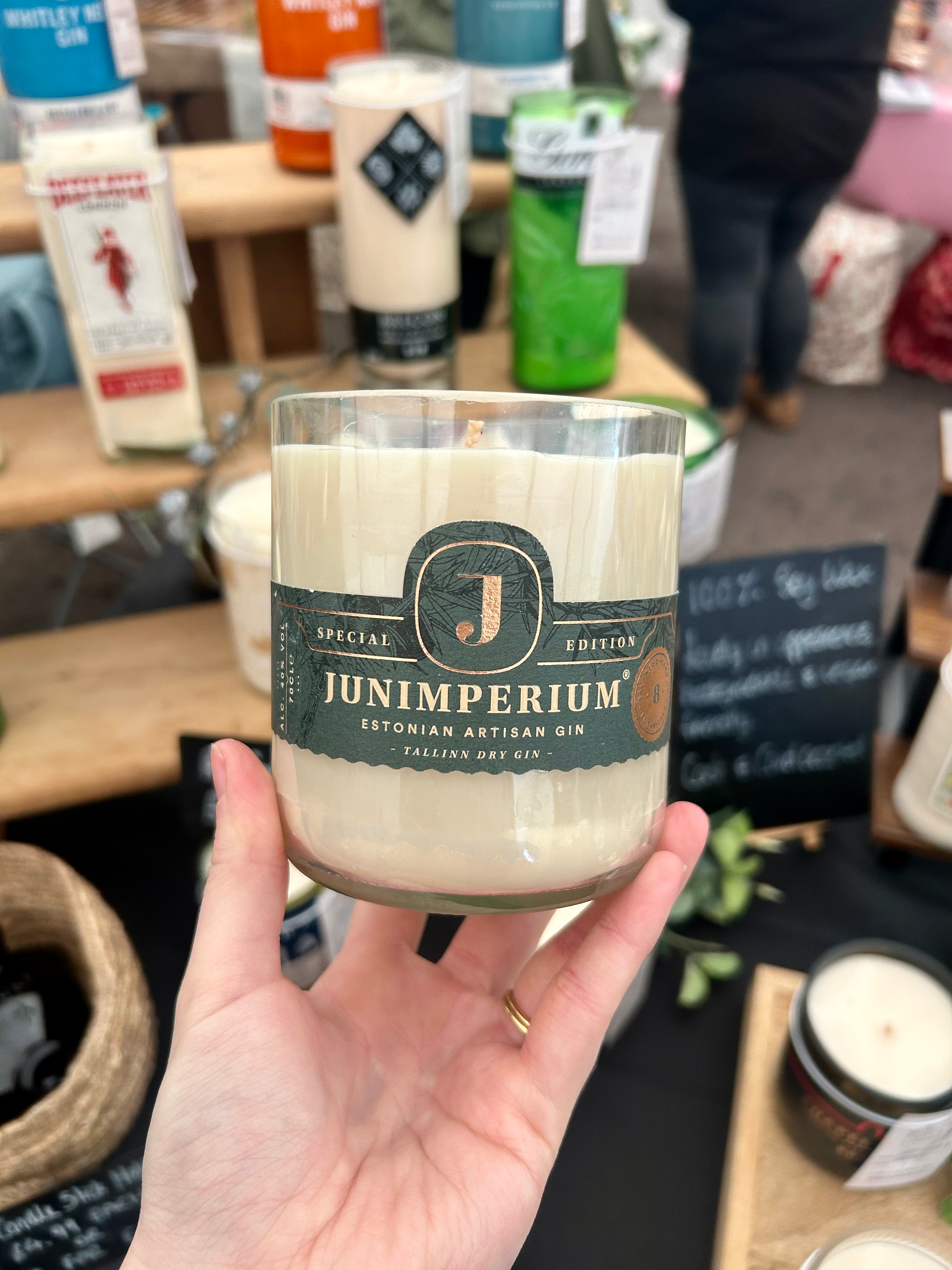Junimperium Estonian Artisan Bottle Candle