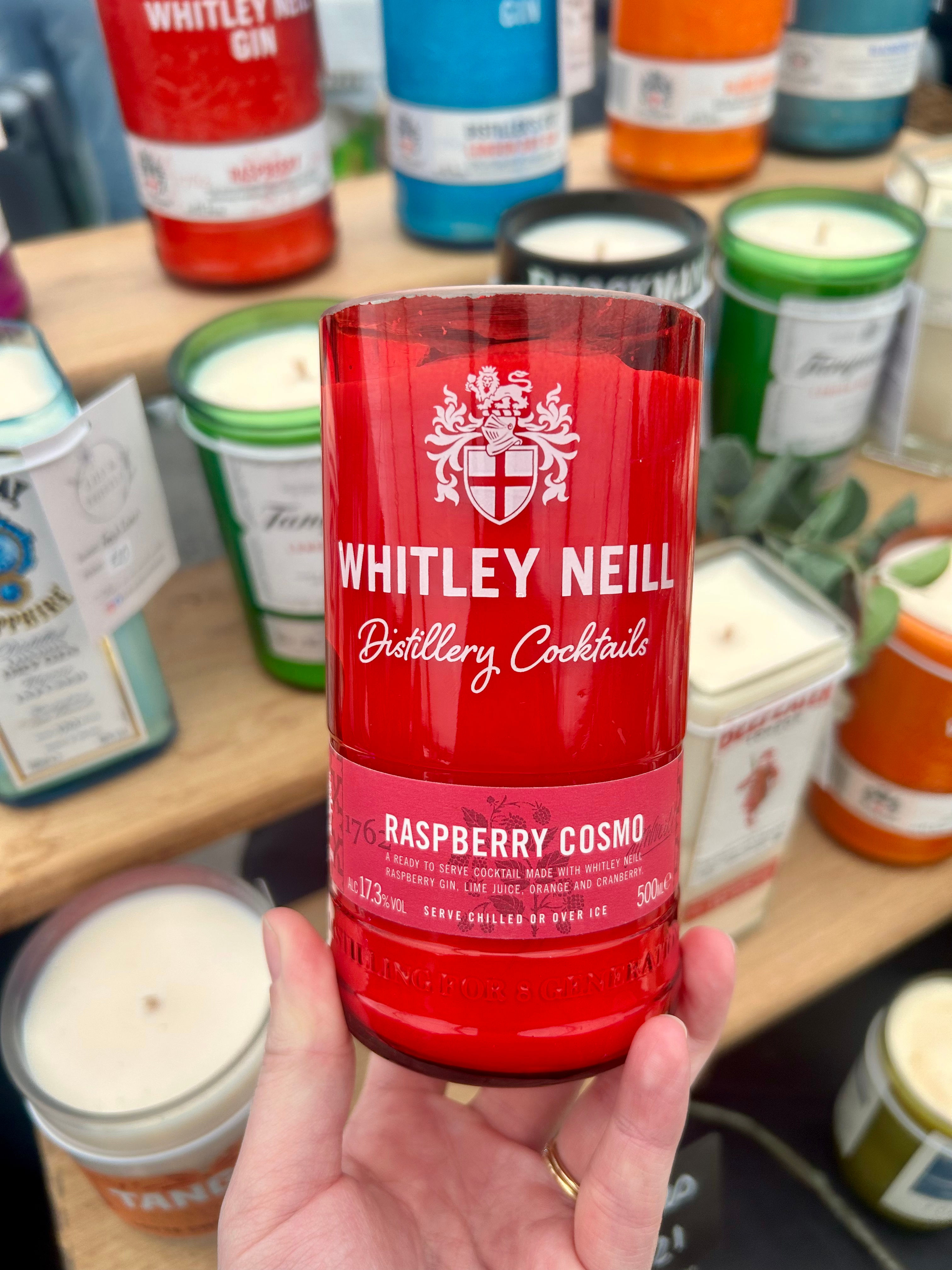 Whitley Neill Distillery Cocktail (Raspberry Cosmo) Bottle Candle