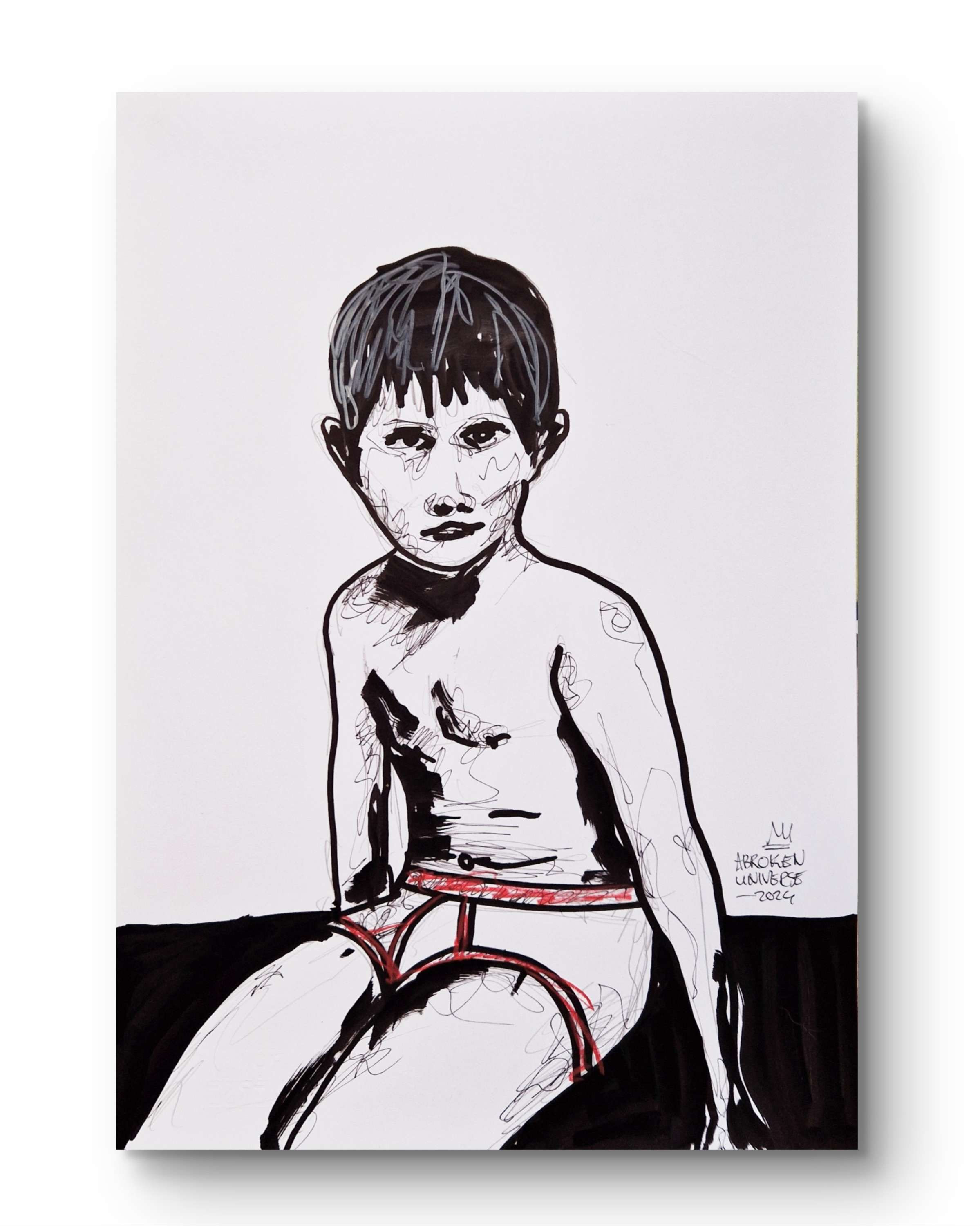 [A BROKEN UNIVERSE] - Boy at the beach