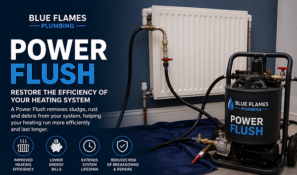 Power flushing service for blocked central heating systems in Nottingham