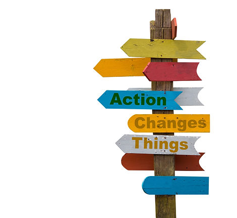 Action Changes Things signpost