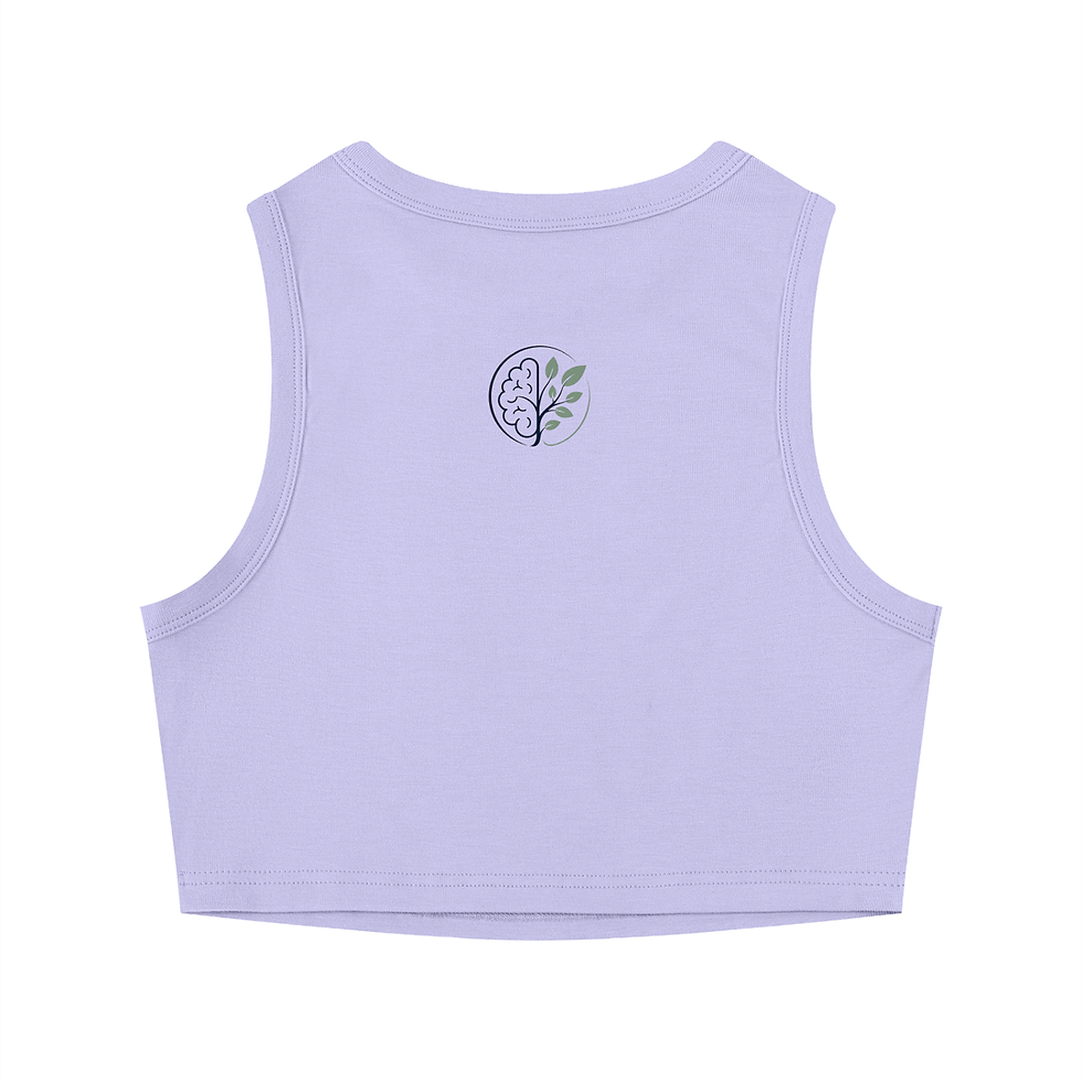 Thumbnail: One More Trial Women's Tight Crewneck Crop Tank Top