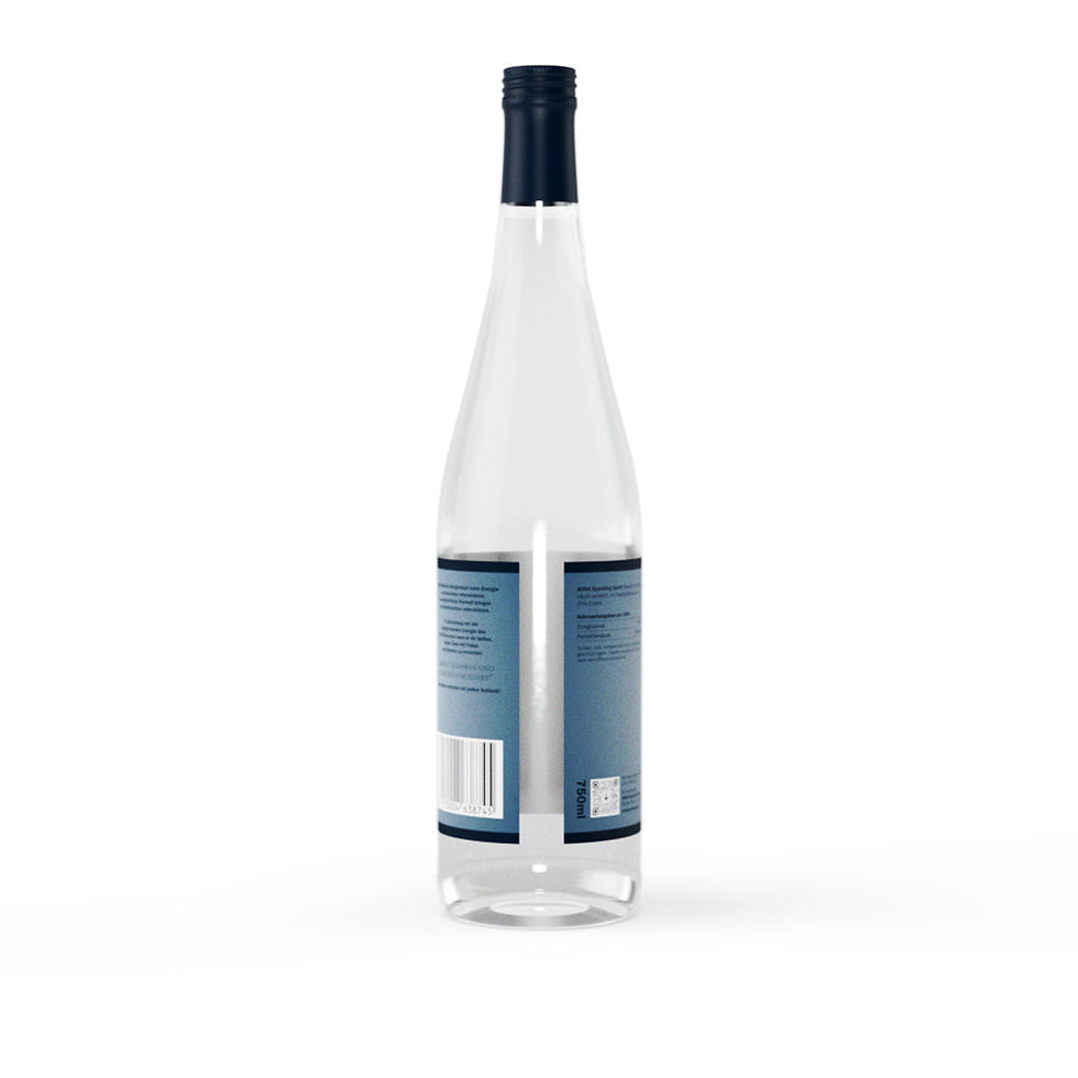 الصورة المصغرة: AORA Sparkling Spirit / Bergkristall und Roh Diamant 750ml