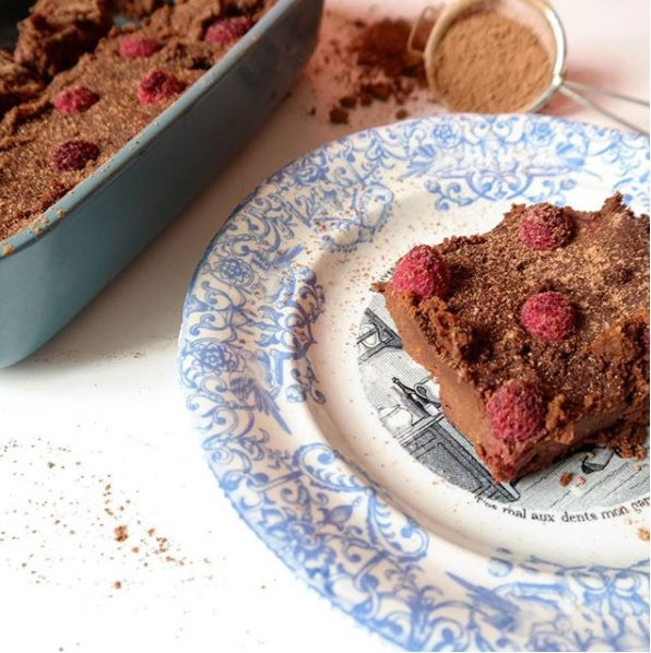frambuazlı paleo brownie
