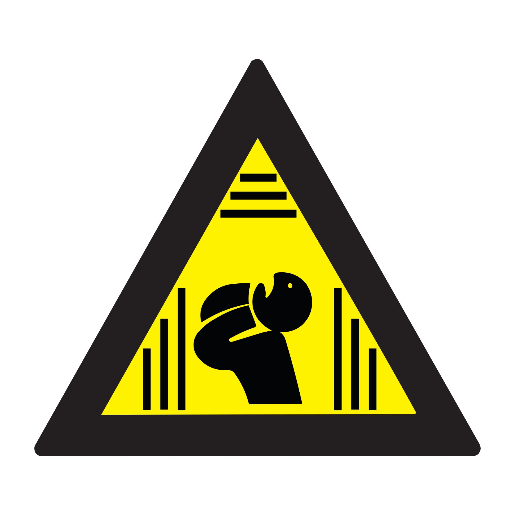BEWARE OF CONFINED SPACE SAFETY SIGN (ZW 28)