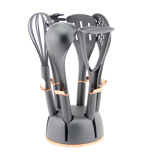 CONJUNTO DE COZINHA 7 PEÇAS COM SUPORTE CUORI