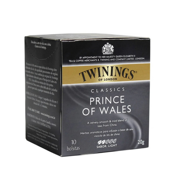 CHÁ TWININGS PRINCE OF WALES – 10 SACHÊS