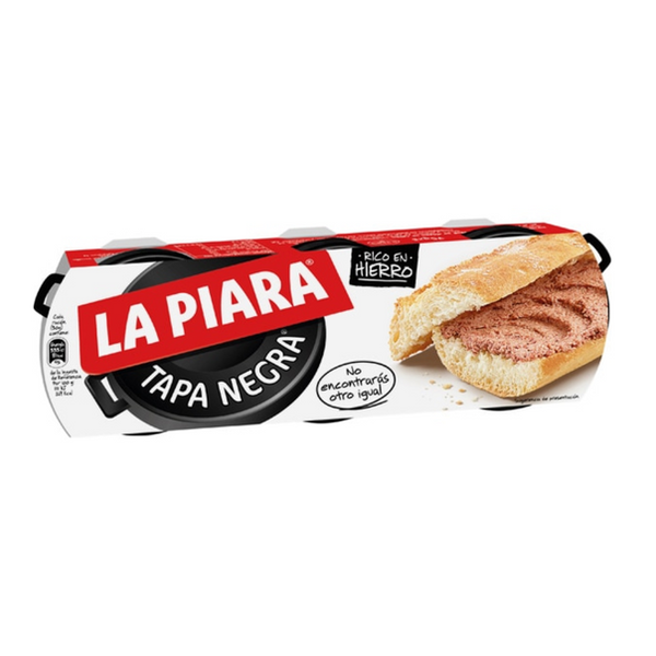 PACK X 3 PATÊ TAMPA PRETA LA PIARA