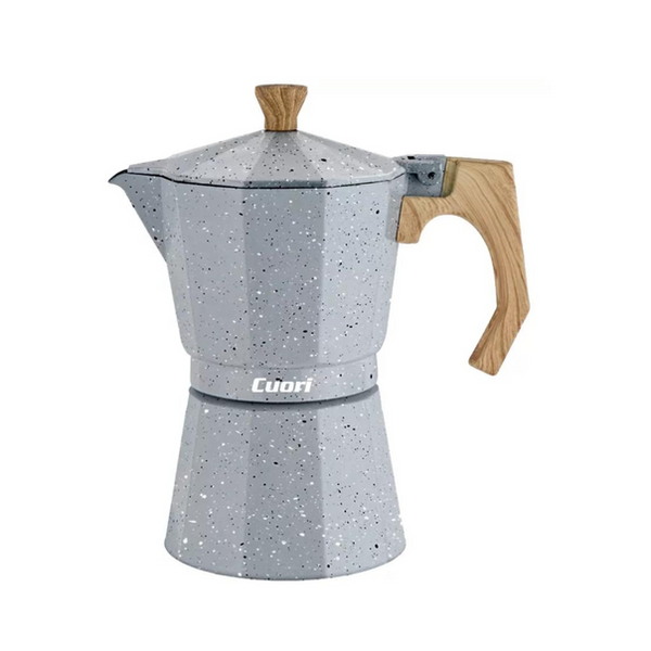 CAFETEIRA ITALIANA LATTE 6 XÍCARAS CUORI LATTE-6