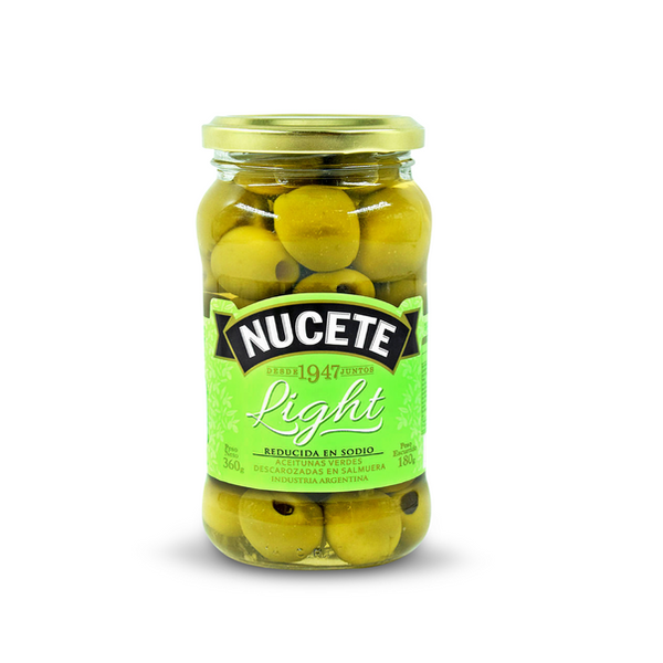 AZEITONAS VERDES NUCETE S/C LIGHT FCO 360G