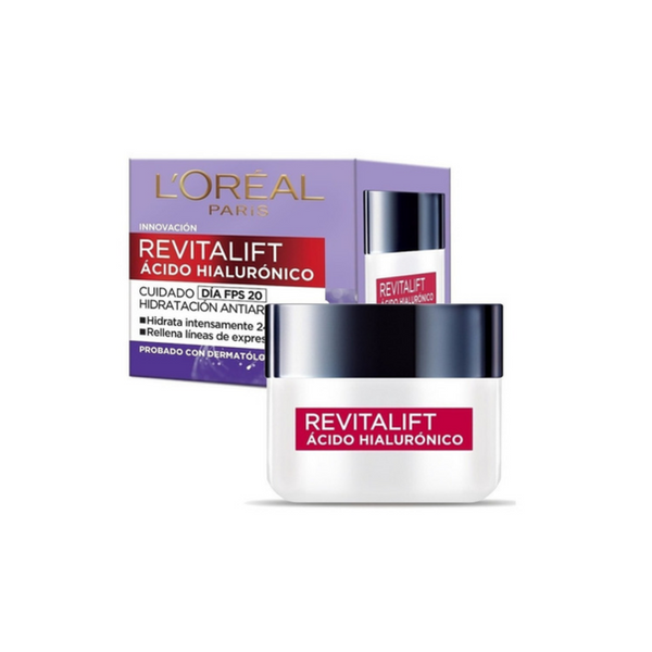 LOREAL REVITALIFT ACIDO HIALURONICO DIA SPF20 50ML