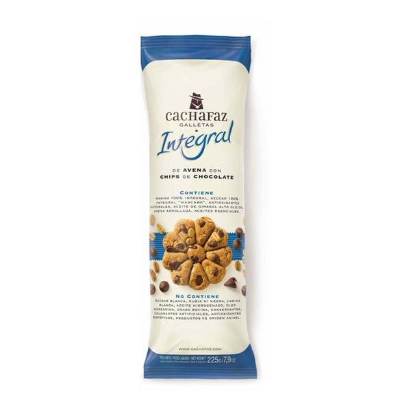 BISCOITO INTEGRAL CACHAFAZ CHISPAS CHOCO 225G