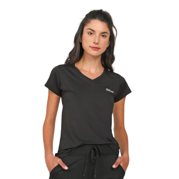 T-SHIRT ULTRA LEVE FEMININA COM DECOTE EM V WILSON