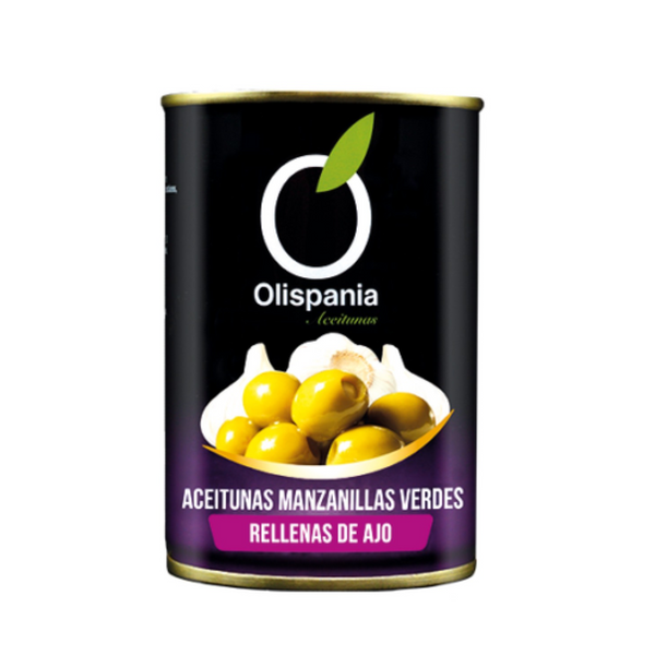 AZEITONAS OLISPANIA RECHEADAS COM ALHO 120G