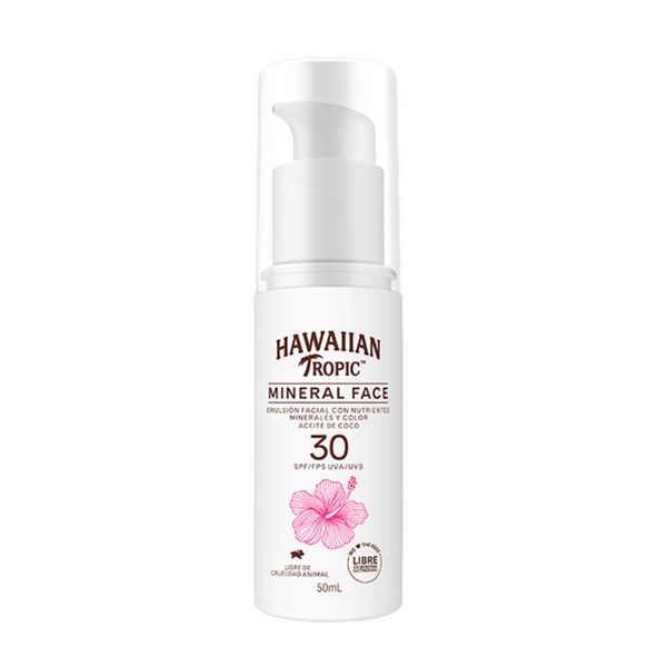 HAWAIIAN TROPIC MINERAL EMULSION FACIAL 30SPF 50ML