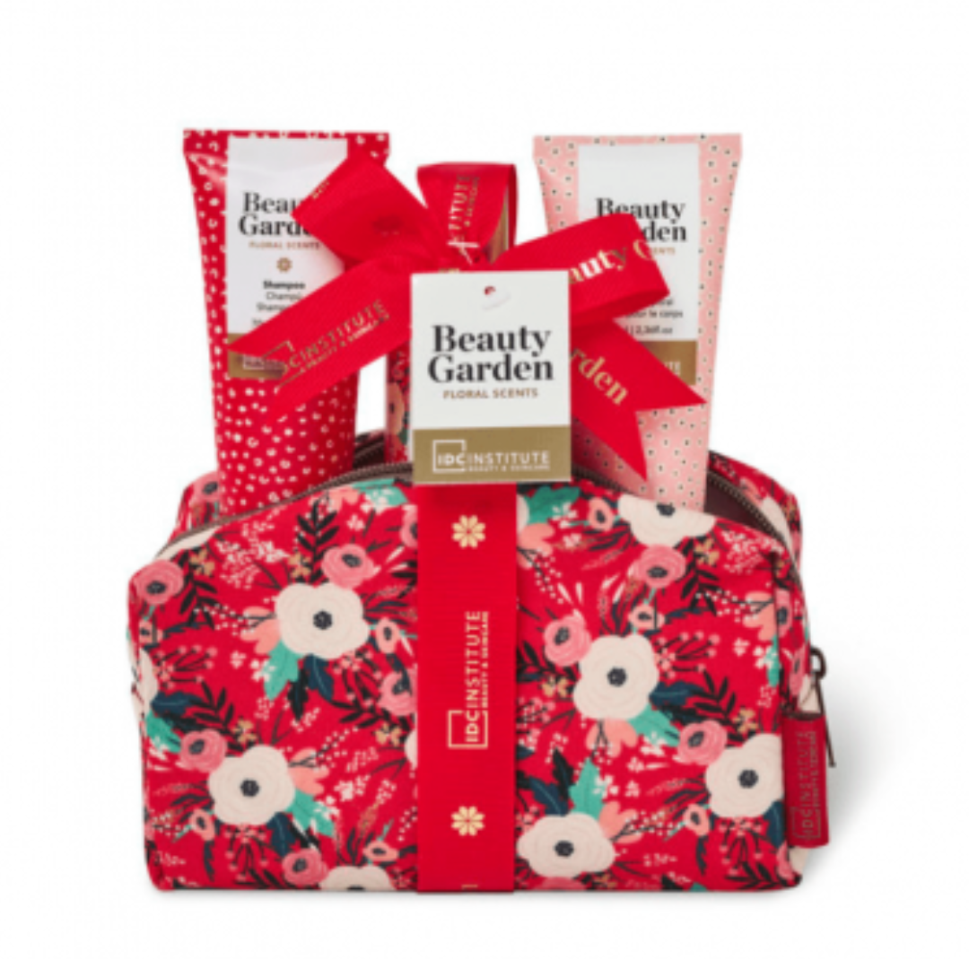 SET BEAUTY FLOWERS ESTUCHE 3 PEÇAS IDC INSTITUTE