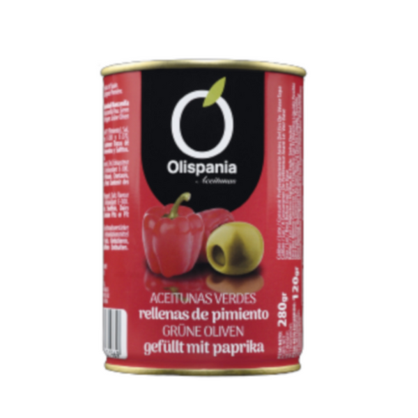 AZEITONAS OLISPANIA RECHEADAS COM PIMENTA 120G