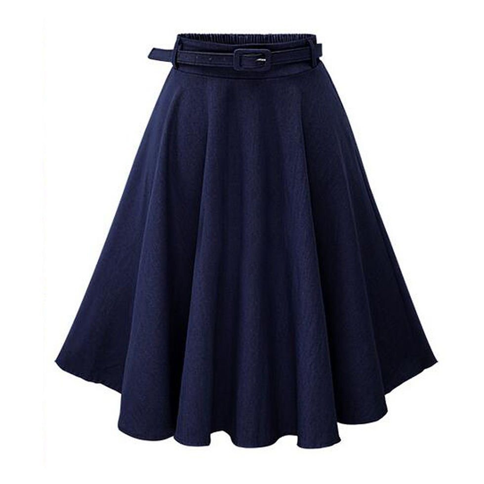 Thumbnail: Long Jean Skirt