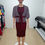 Thumbnail: Two Piece Flowers Long Sleeves Office Dresses