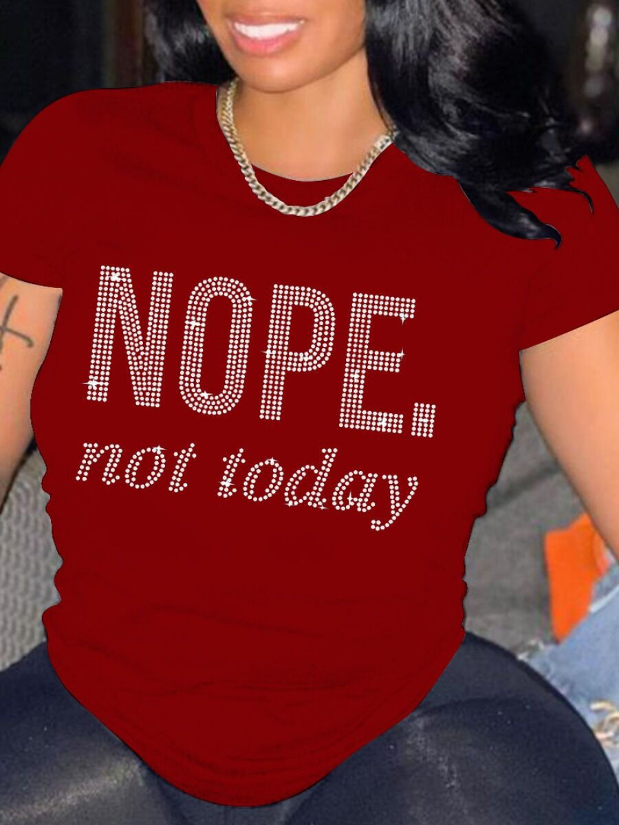 Thumbnail: Letter Printed T Shirt