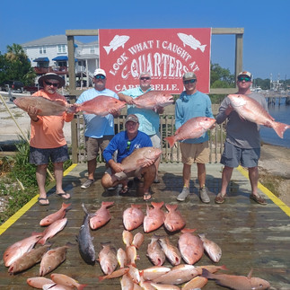 fishing charter haul from Carrabelle, FL