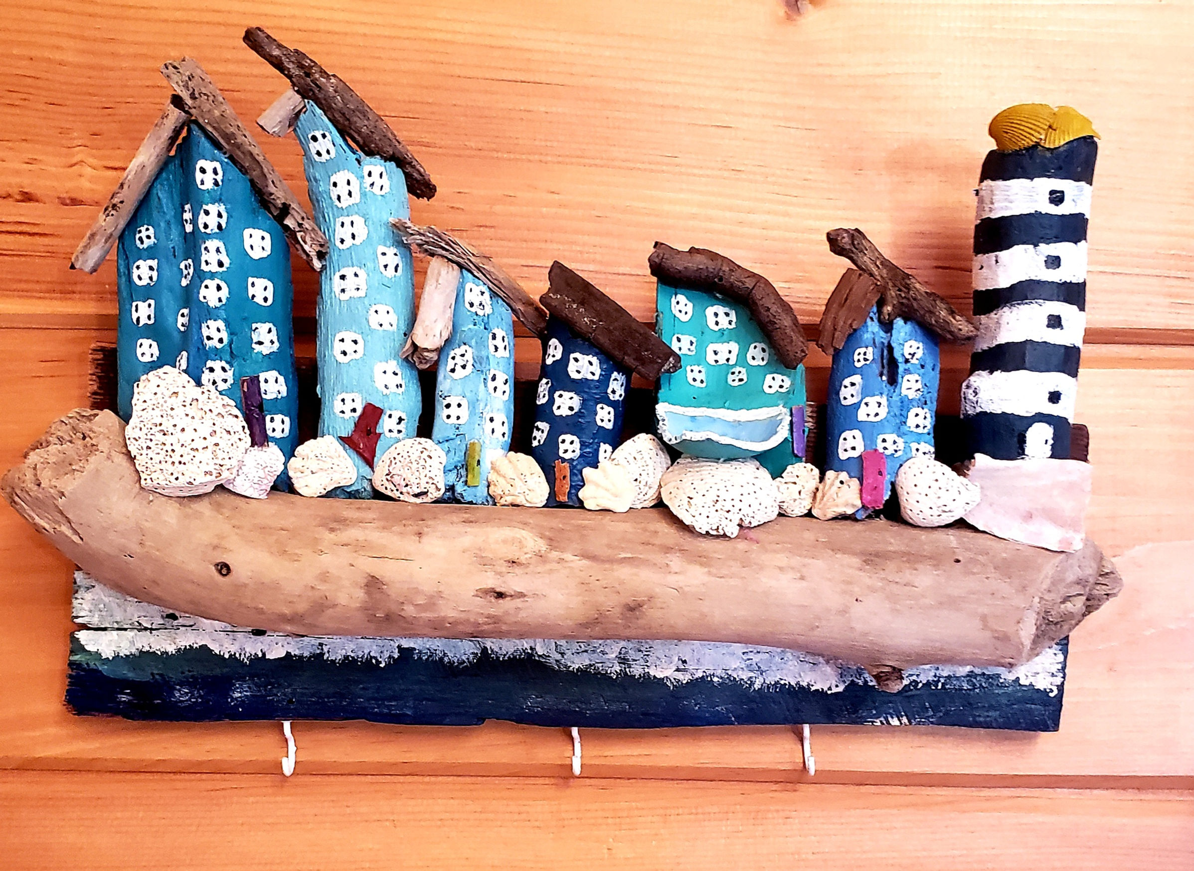 Beachy Blue Lighthouse Village
