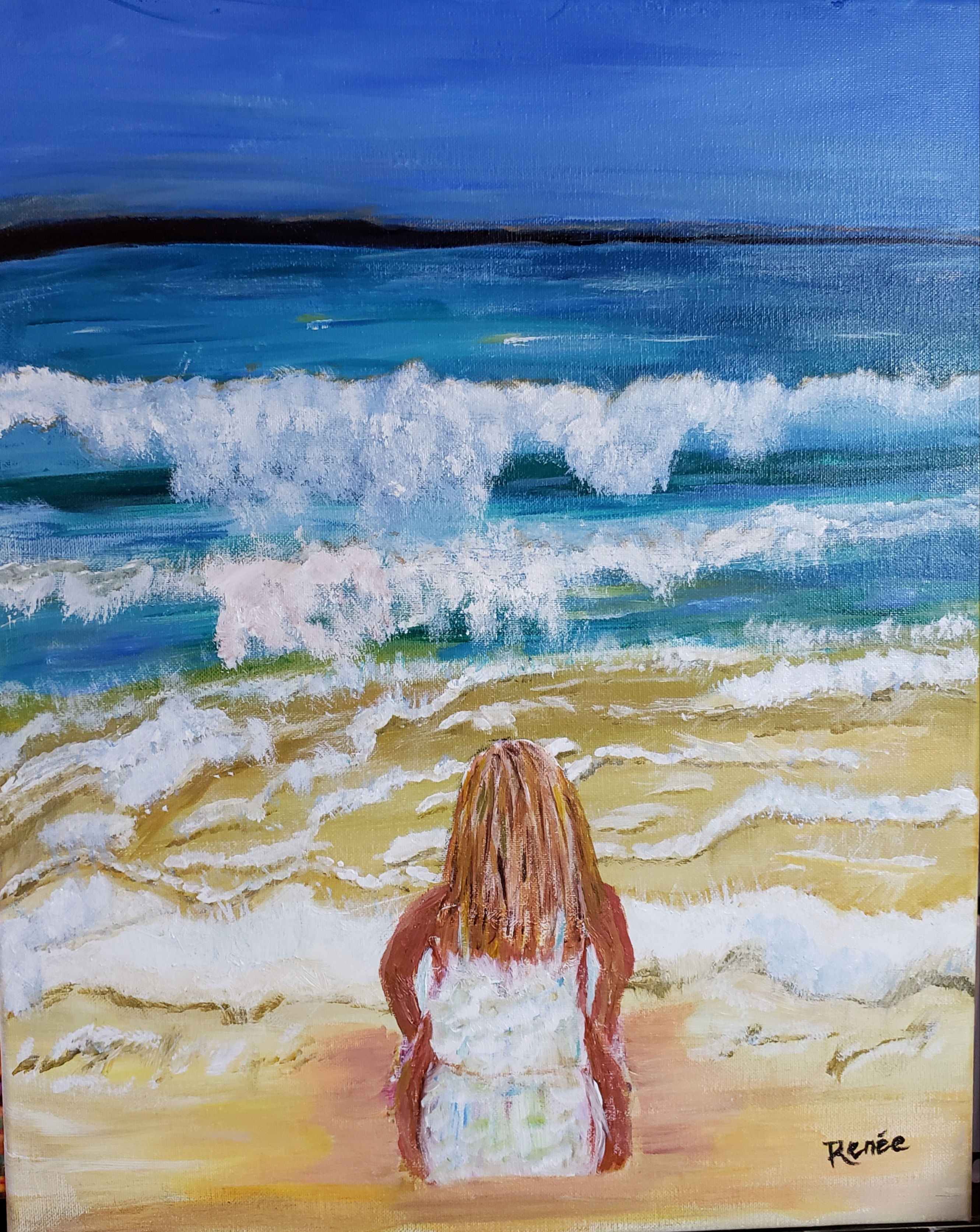 Painting - "Forgiving Michael"