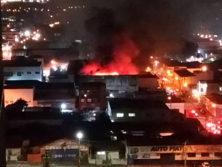 Incêndio atinge loja de roupas em Sumaré