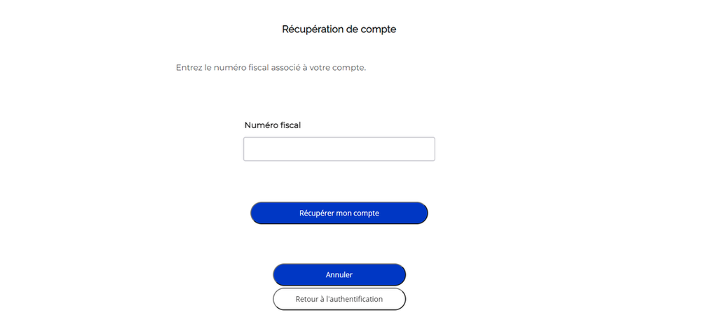 Récupération compte MaPrimeRénov'