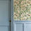 Thumbnail: Elegant wall art wallpaper showcasing white sweetpeas in muted greens and pastel hues
