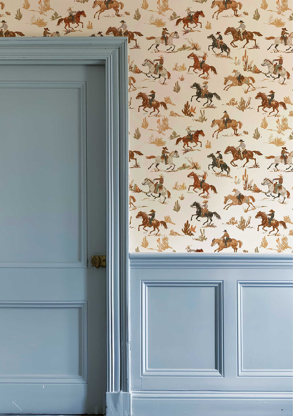 Thumbnail: Wall art with galloping horses and cowboy scenes, bringing a touch of the wild west to your home.