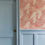 Thumbnail: Feather pattern wallpaper in muted peach pink, suitable for powder room decoration