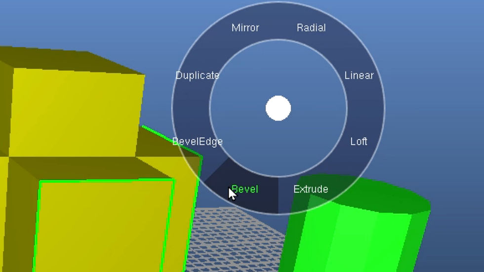Create Complex Radial Menu Sub-Group (Group Selected)