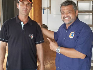Jabá Moreira e vice agradecem recepção da comunidade durante cumprimento de agenda no feriado