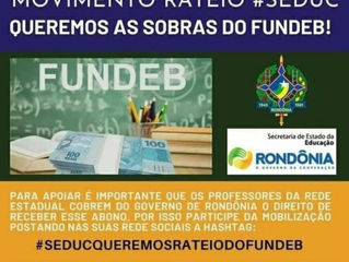 Profissionais da Educação de Rondônia, utilizaram as redes sociais para lamentar.