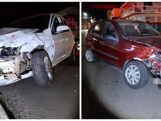 Idosa de 72 anos fica lesionada em acidente de trânsito no centro da capital
