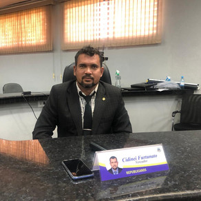 Vereador Cidinei da 200 comemora aprovação de PL de sua autoria
