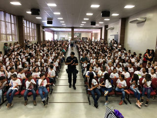 PROERD no 4° Batalhão de Polícia Militar forma mais se 600 alunos no primeiro semestre de 2018