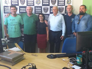 VISITA A POLÍCIA TÉCNICO CIENTÍFICA DE ROLIM DE MOURA