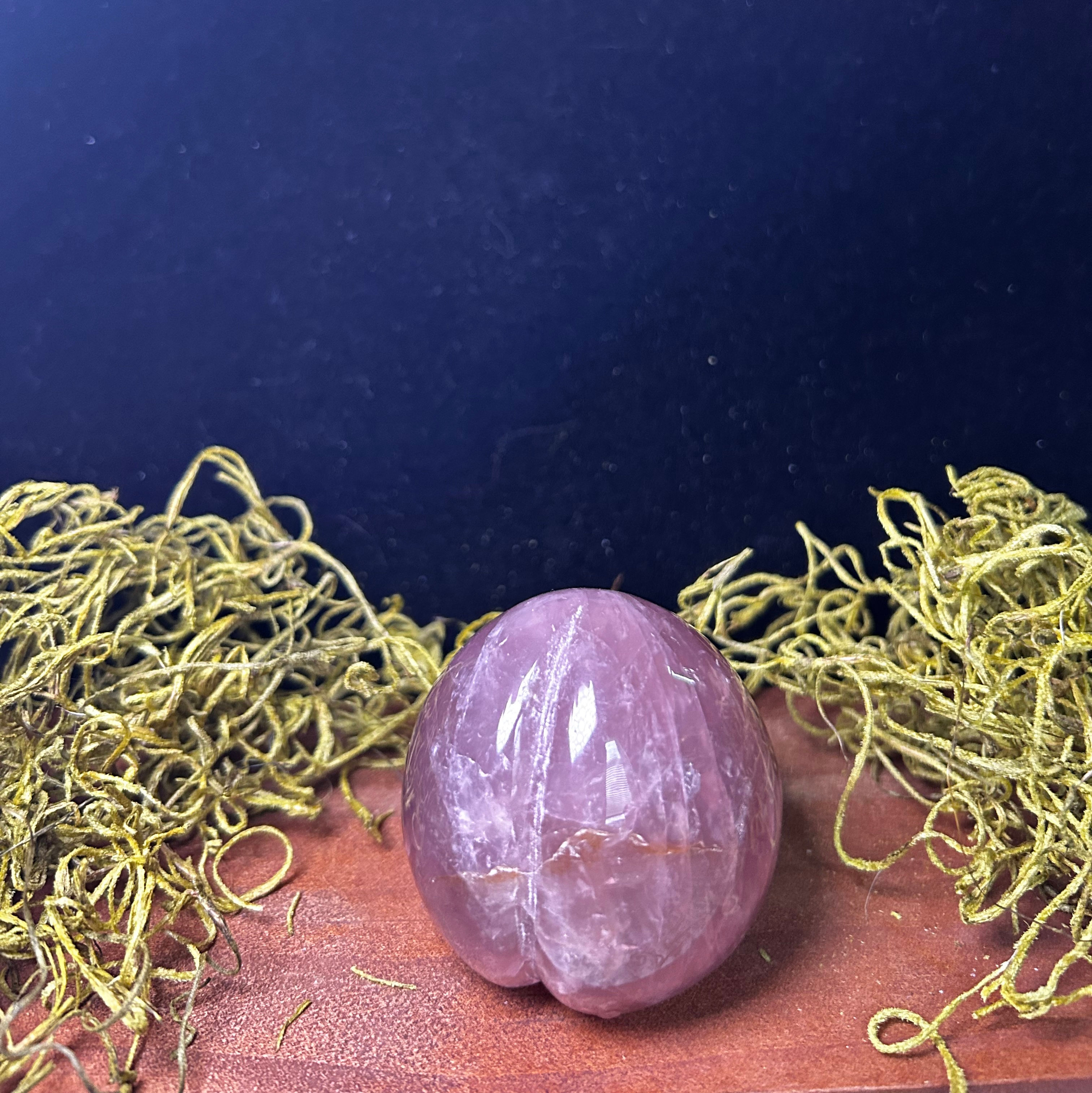 Strawberry Quartz Carving